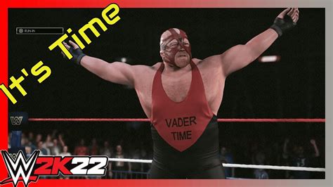WWE 2k22 Vader Entrance Signatures Finishers YouTube