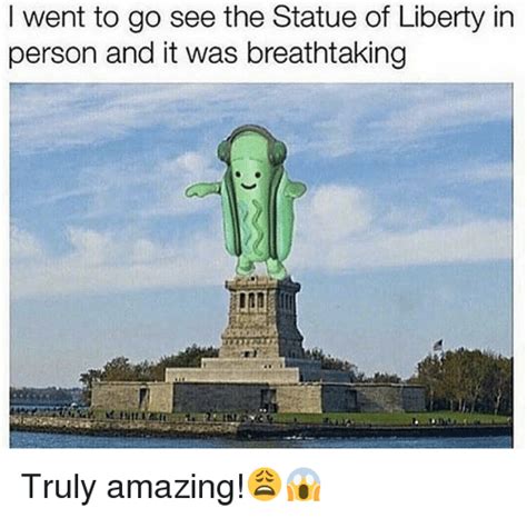 I Went To Go See The Statue Of Liberty In Person And It Was