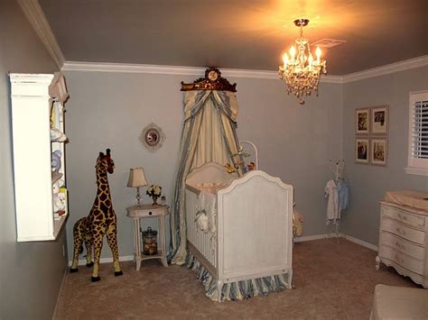 The ornament and portray of a kid's room. Classic Elegant Boy's Nursery - Design Dazzle