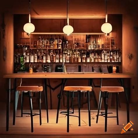 Modern Industrial Style Bar Restaurant Interior On Craiyon