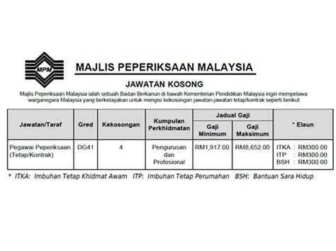 Lembaga getah malaysia atau lgm adalah satu agensi kerajaan malaysia yang ditubuhkan pada 1 januari 1998 bagi mengawasi dan memantau pertumbuhan dan penghasilan tanaman getah di malaysia. Jawatan Kosong: Pegawai Peperiksaan Gred DG41 MPM Terkini