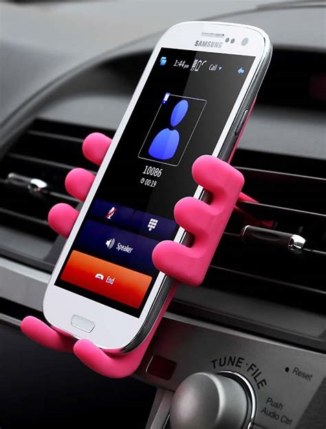 Silicone Doll Cell Phone Smartphones Air Vent Car Mount Holder Feelt