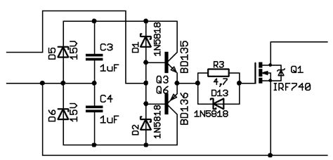 So please follow what i have written in the picture below: Problem mit Mosfet Halbbrückentreiber - Mikrocontroller.net