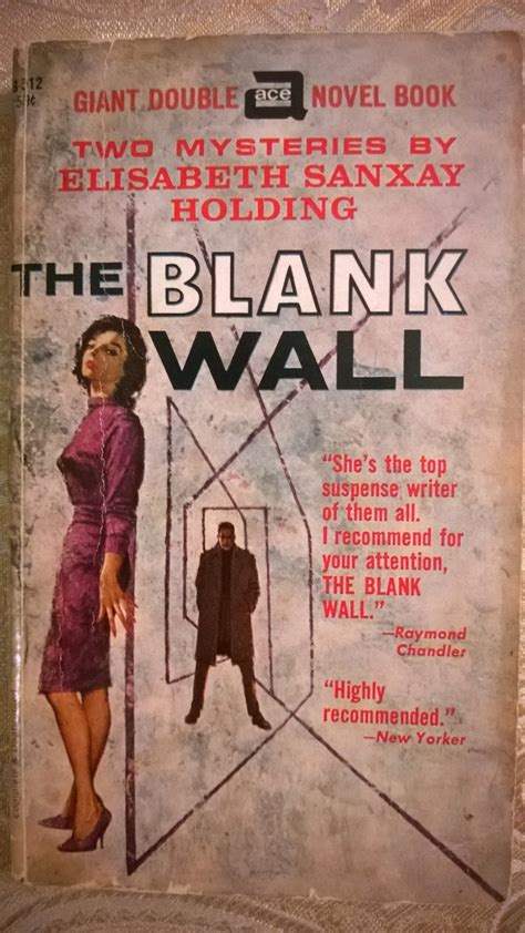strange at ecbatan ace doubles the blank wall the girl who had to die by elisabeth sanxay holding