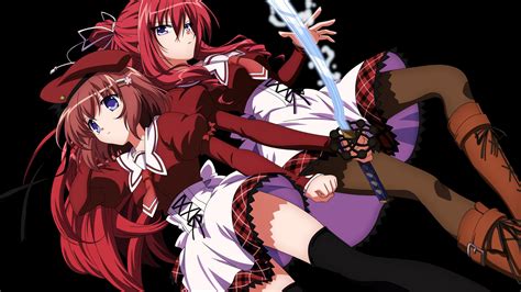 800x1280 Resolution Two Red Hair Female Anime Characters Anime 11 Eyes Kusakabe Misuzu