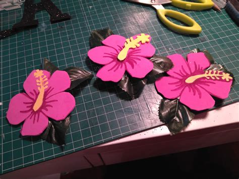 Flores Hawaianas Diy Manualidades Flores Hawaianas Lilo Y Stitch