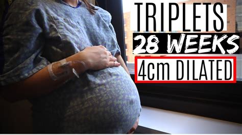 triplets 28 weeks pregnancy update youtube