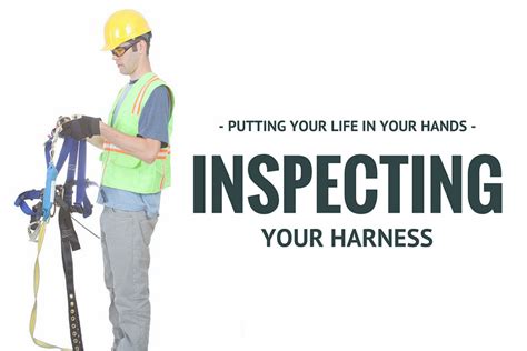 Your safety harnesses should be inspected annually. FULL BODY HARNESS INSPECTION SHEET