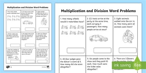 Welcome to our multiplication word problems page for second grade. Year 2 Multiplication and Division Word Problems x2, x5, x10