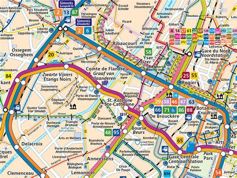 Transit Maps Official Map Brussels Integrated Transit Map