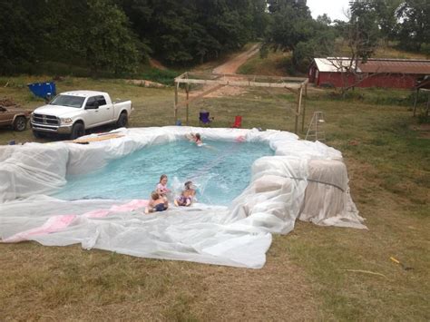 Totally Doing This Diy Swimming Pool Homemade Swimming Pools Outdoor Fun