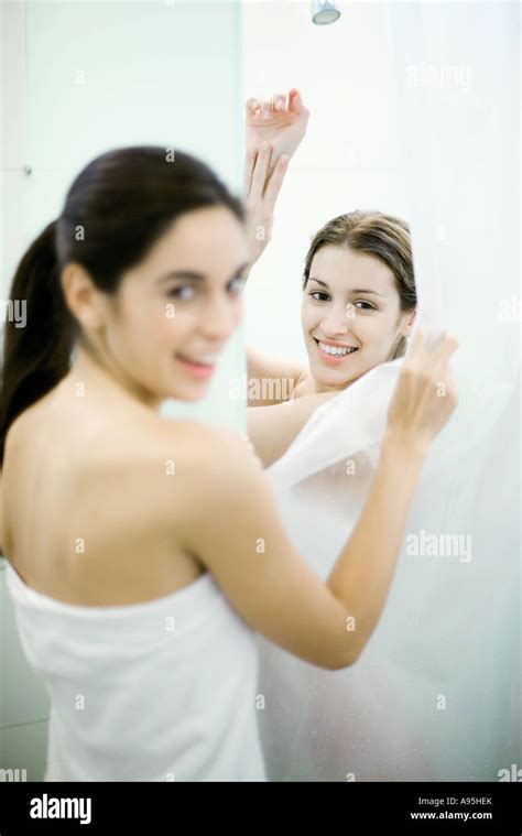 Women Taking Showers
