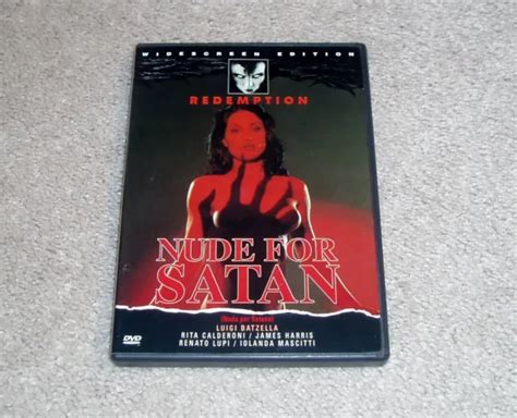 Nude For Satan Dvd Cult Euro Horror Rita Calderoni Redemption Rare Oop