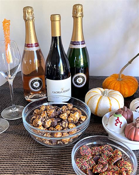 Halloween Candy Pairing Trio Premium Sonoma Wines Gloria Ferrer