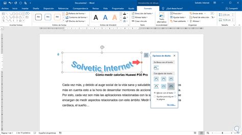 Cómo Curvar Un Texto En Word 2019 O 2016 ️ Solvetic