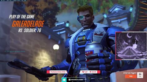 Ow2 In Live Potg Gale Insane Soldier 76 Gameplay Overwatch 2 Release