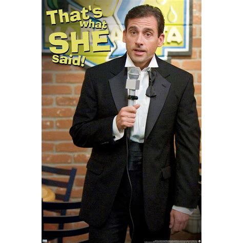 The Office Michael Scott Thats What She Said Poster