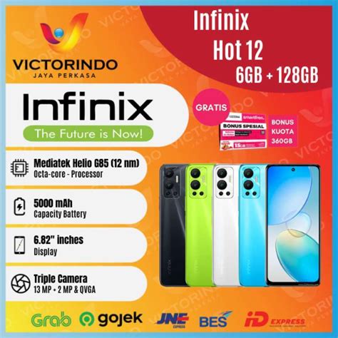 Jual Infinix Hot 12 X6817 Smartphone Ram 6gb Rom 128gb