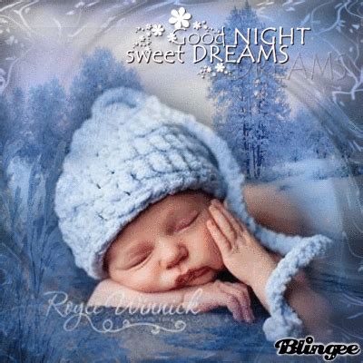 Romantic good night images hd for whatsapp. good night sweet dreams babY in winter Picture #131053816 ...