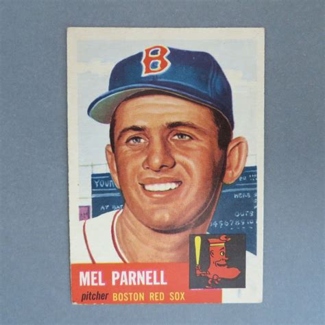 Developed in java, baseball card tracker can be accessed from multiple operating platforms. Mel Parnell Vintage Baseball Card - TOPPS 1953, Card #19 ...
