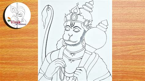 Hanuman Jayanti Special Drawing Easy Pencil Drawing Of Lord Hanuman