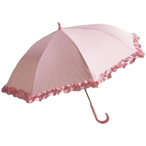 Light Pink Girls Umbrella For Kids Parasol Design With