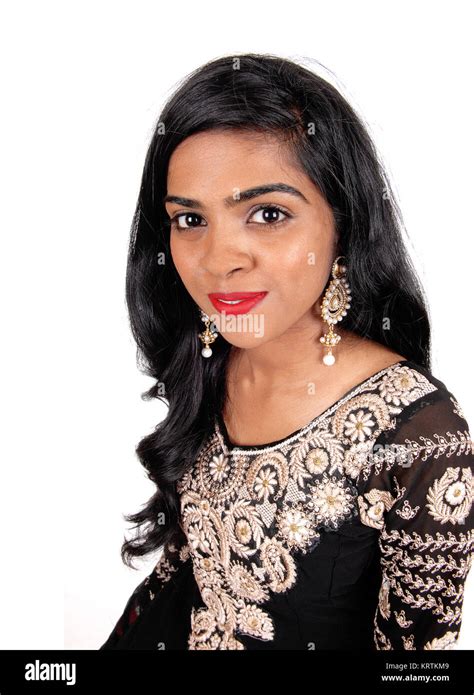 Portrait Of East Indian Woman Stock Photo Alamy