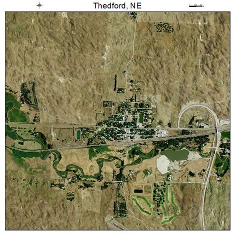 Aerial Photography Map Of Thedford Ne Nebraska