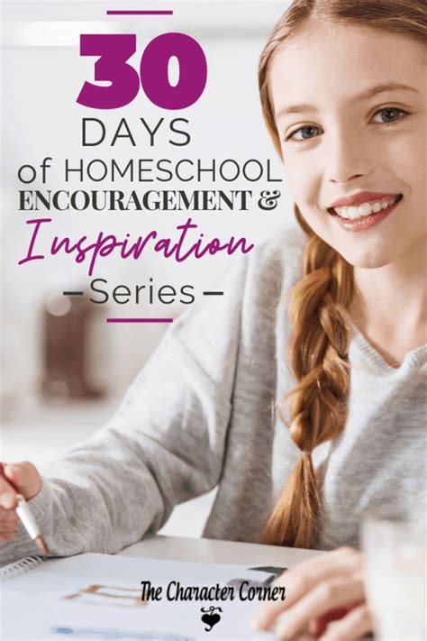 30 Days Of Homeschool Encouragement And Inspiration Series The