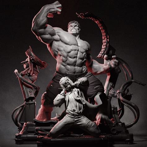 2066 Curtidas 7 Comentários Zbrushtuts No Instagram Hulk