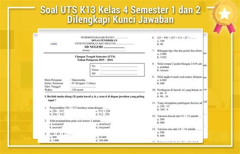 Contoh surat keterangan kelulusan (surat pengumuman kelulusan) siswa sd (mi) tahun 2020. Soal Dan Jawaban Ukk Kelas 4 - Kumpulan Contoh Surat dan ...