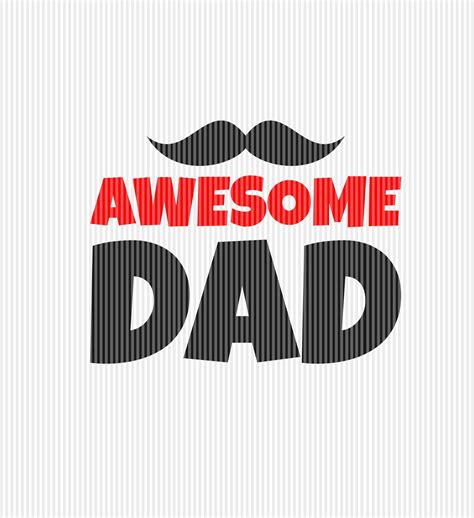Awesome Dad Svg Fathers Day Svg Mustache Svg Love Svg Etsy