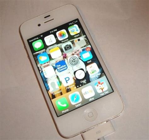 Apple Iphone 4s 16gb White Atandt Smartphone Ebay