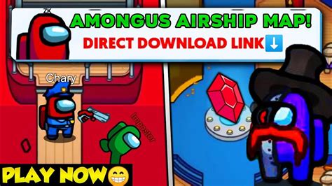 Amongus Airship Map Mod Menu Apk🤩 Free Download Always Imposter No