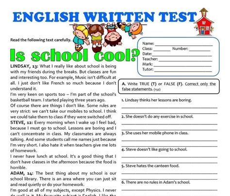 Find printable worksheets, crossword puzzles and word searches, lessons, educational poems, video lessons. 7th Grade Language Arts Printable Worksheets - DIY Worksheet