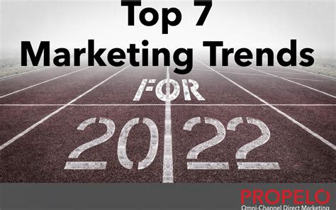 2022 Top 7 Marketing Trends