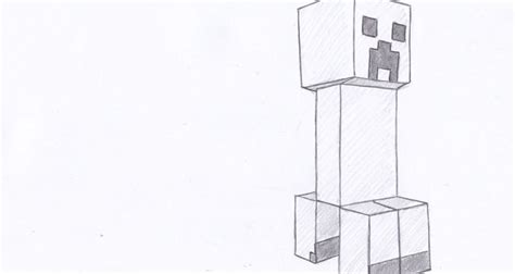 How To Draw A Creeper From Minecraft Easy Step By Step Tutorial For