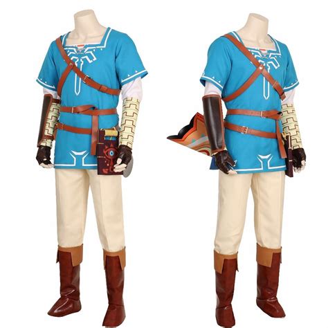 Halloween The Legend Of Zelda Breath Of The Wild Link Outfit Sheikah