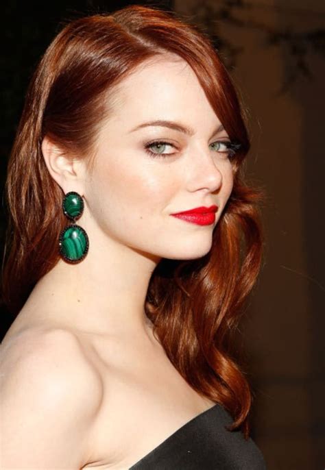 The Most Beautiful Redhead Actresses Hair Color For Fair Skin Pale Skin Hair Color Emma Stone