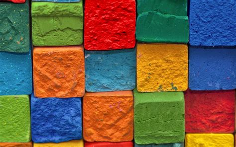 Colourful Brick Hd Wallpaper Wallpapersxplore Free Hd