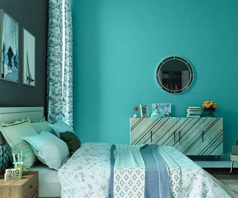 Deep Teal 7454 House Wall Painting Colour Asian Paints