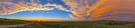 Sunset Panorama At Reesor Ranch The Amazing Sky