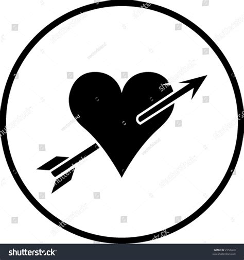 Love Crush Symbol Stock Vector Illustration 2358460 Shutterstock