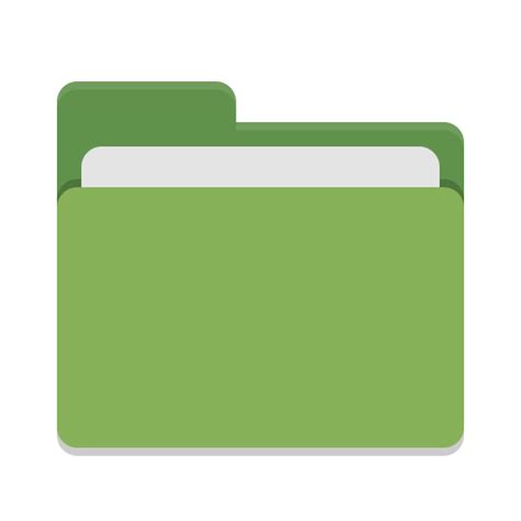 Folder green Icon | Papirus Places Iconset | Papirus Development Team png image