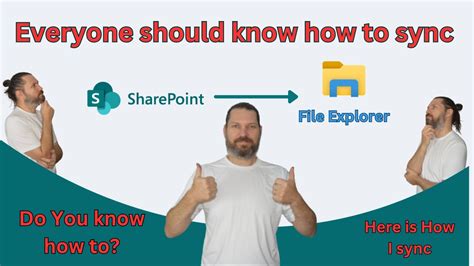 How To Sync Sharepoint Site Or Folder To File Explorer Youtube