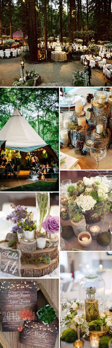 28 Whimsical And Chic Woodland Wedding Ideas With Rustic Wedding