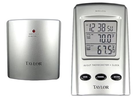 Taylor Weatherguide Wireless Indooroutdoor Thermometer With