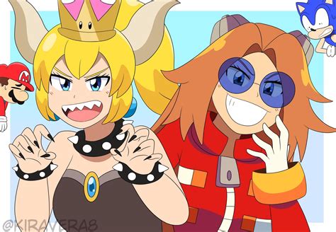 Two Of Them Bowsette And Eggmaam Bowsette Know Your Meme
