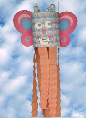 Download Butterfly Windsock Craft