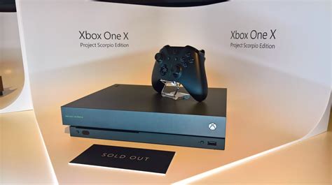 Xbox One X Project Scorpio Edition On Full Display Rxboxone